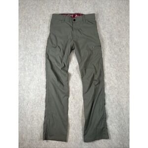 Wrangler Cargo Pants Mens 30x30 Olive Green Stretch Performance Outdoor Hiking